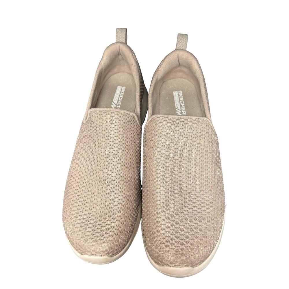 Skechers GoWalk Slip-On Shoes Taupe Women's Size 7.5